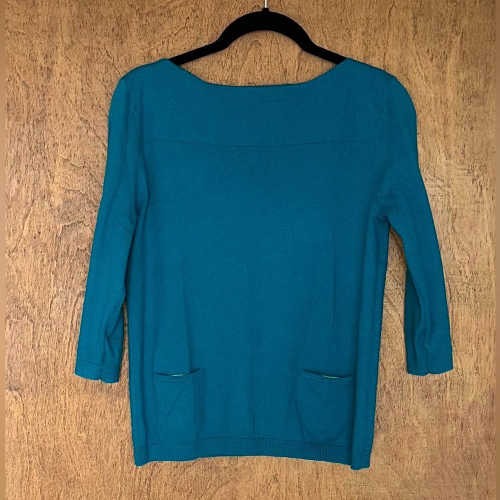 SALE ✨ a.n.a. (s) sweater 3/4 sleeve, teal with pockets